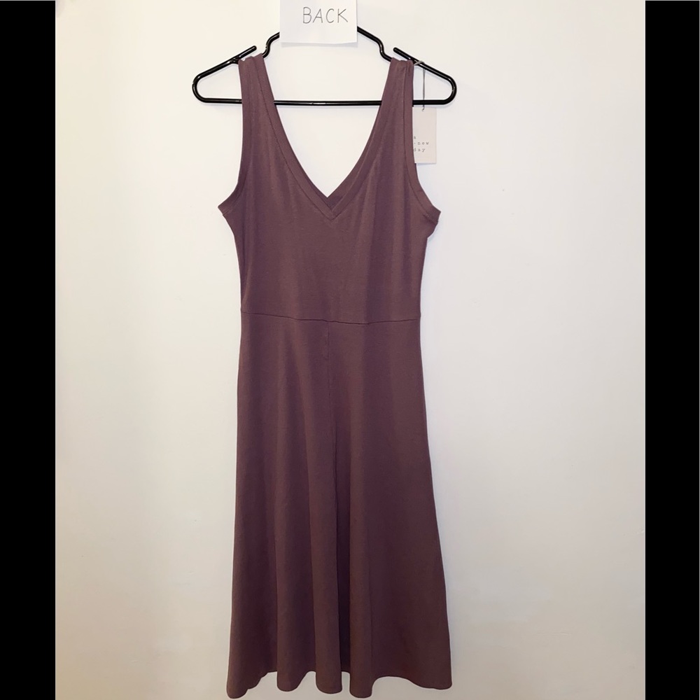 A New Day - Women's Sleeveless Rib Knit Ballet Purple Dress (NWT) Size: … - Picture 8 of 14